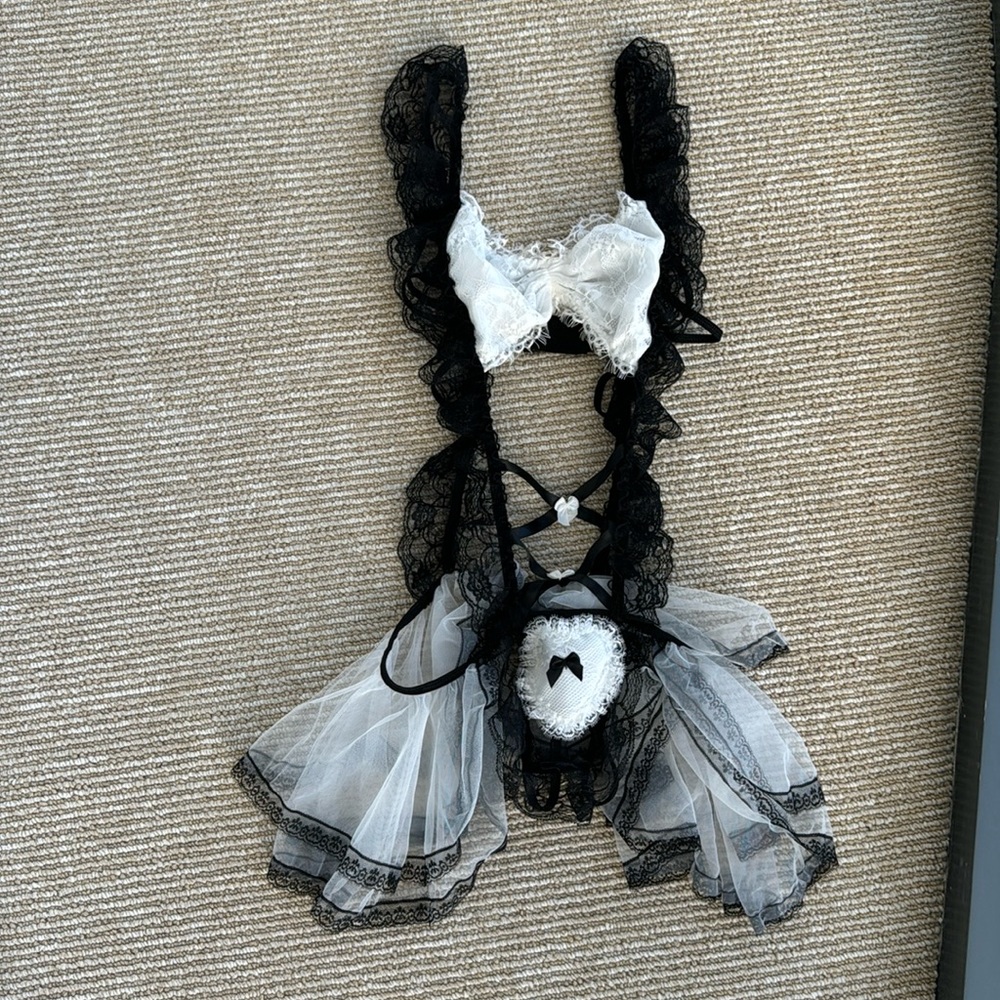 Lace maid lingerie